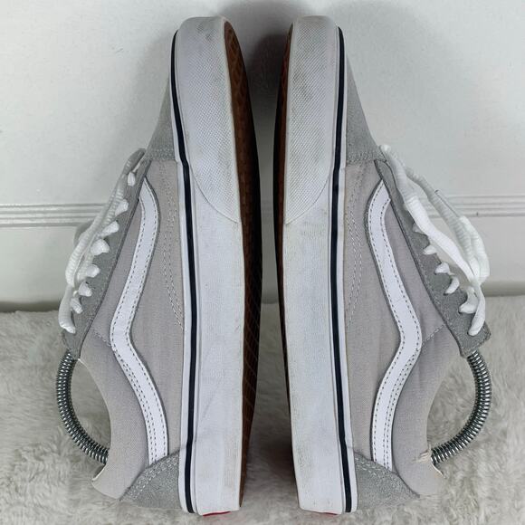 Vans Old Skool Grayscale Suede Canvas Shoes Men’s 7.5 / Women’s 9 - Picture 4 of 9